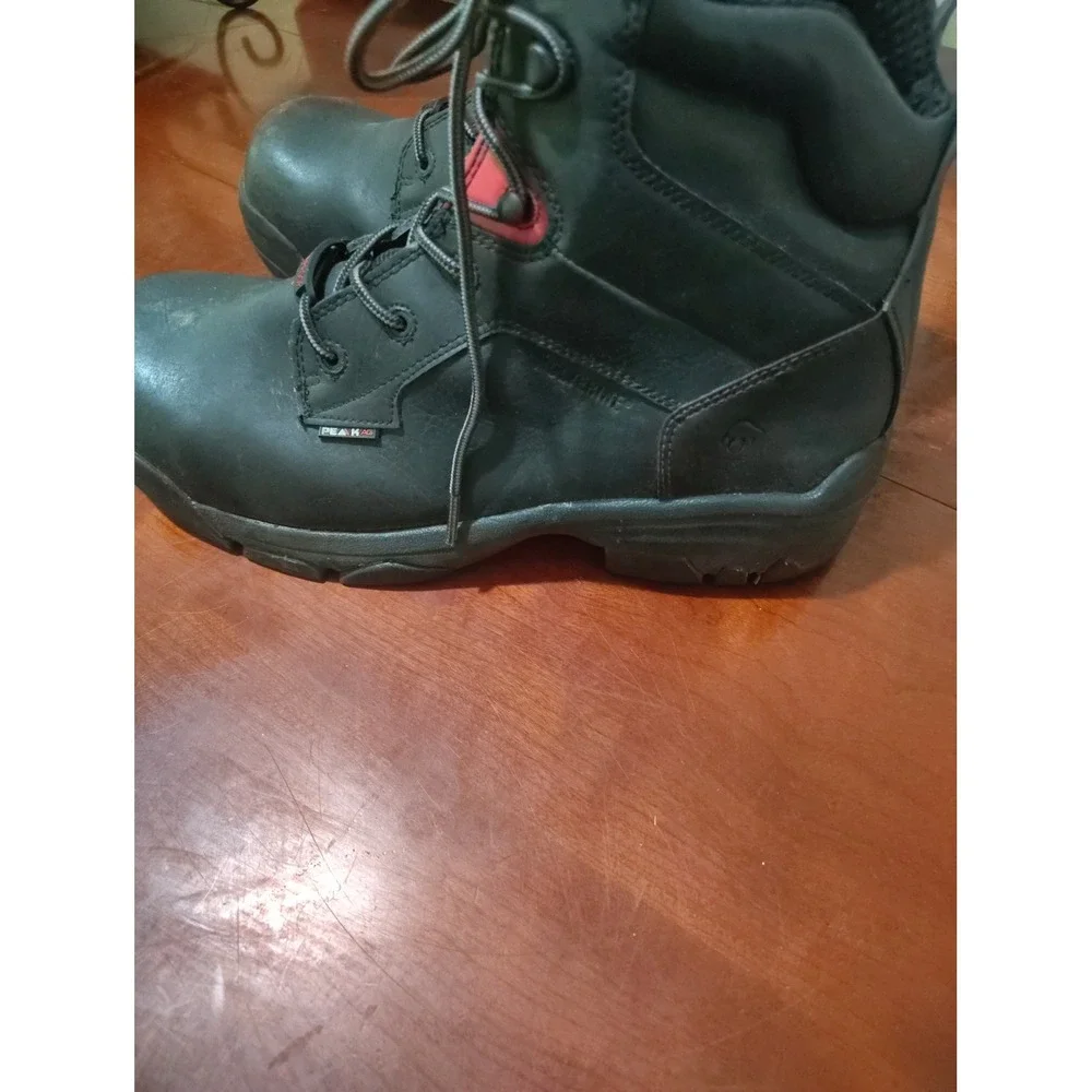 Wolverine Peak AG Mens Waterproof Black Leather Work Boots ASTM F2413 Size‎ 11M